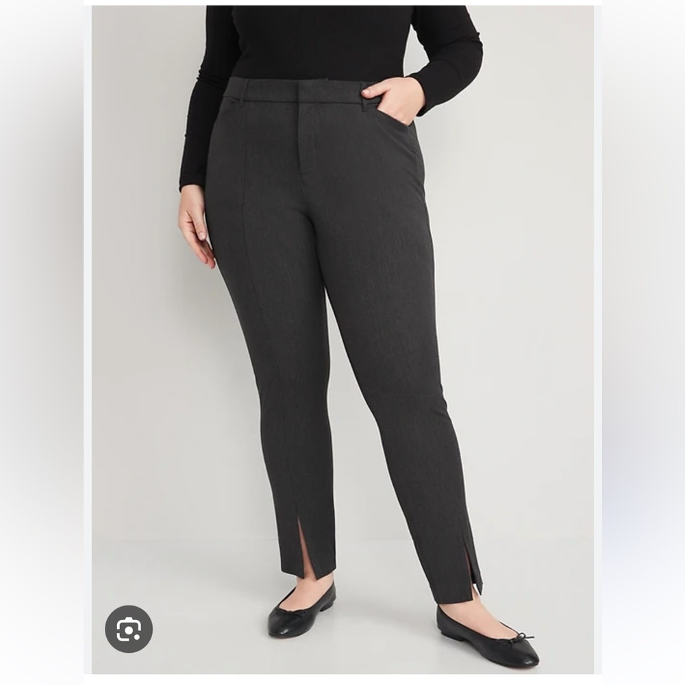 High-Waisted Split-Front Pixie Skinny Pant Old Navy size 22
